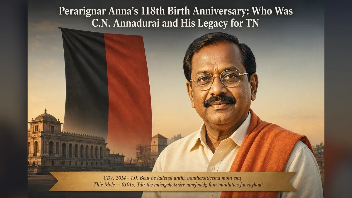 Perarignar Anna's 118th Birth Anniversary: Who Was C.N. Annadurai and His Legacy for TN
